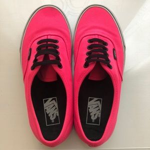 Neon Pink Vans